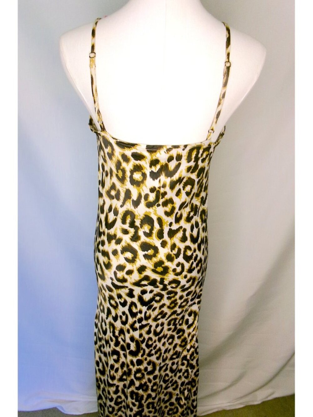 Anthropologie Conditions Apply Leopard Viscose Maxi Dress Medium NWT - Picture 6 of 7